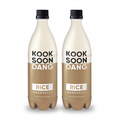 Kooksoondang Rice Makgeolli 750ml 2 bottles twinpack with soft natural drop shadow