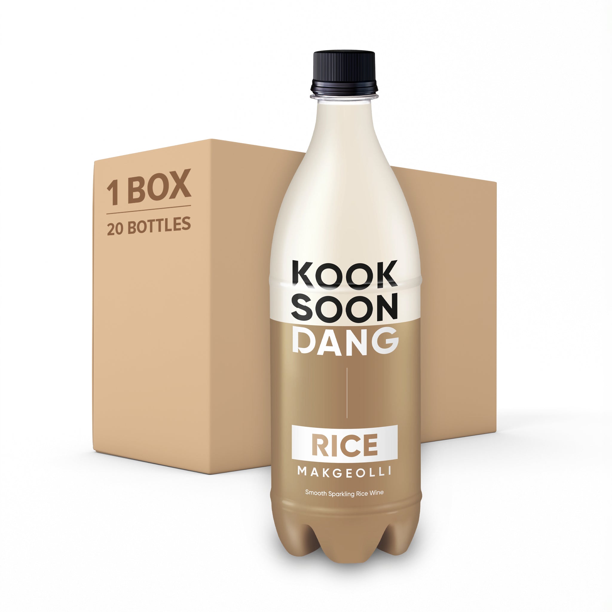 Kooksoondang Rice Makgeolli, 750ml x 20 Bottles